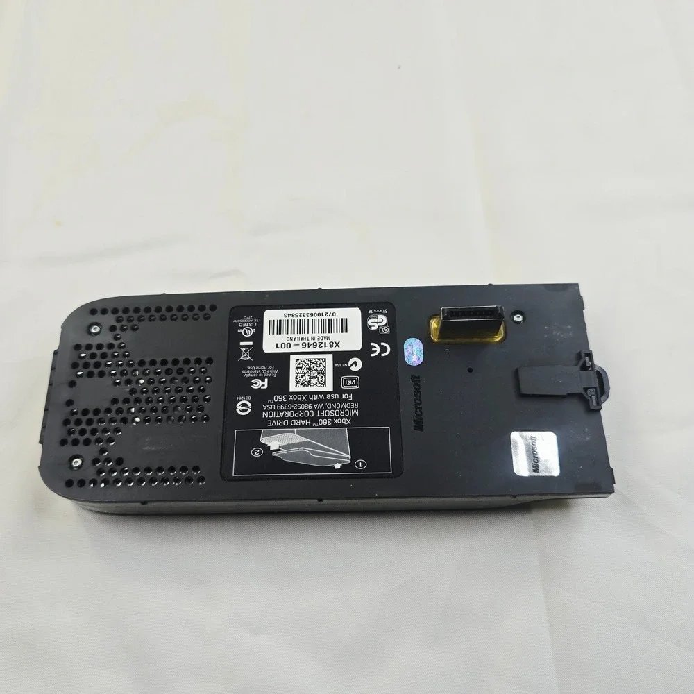Genuine OEM Xbox 360 120GB HDD X812646-001 Microsoft External Hard Drive